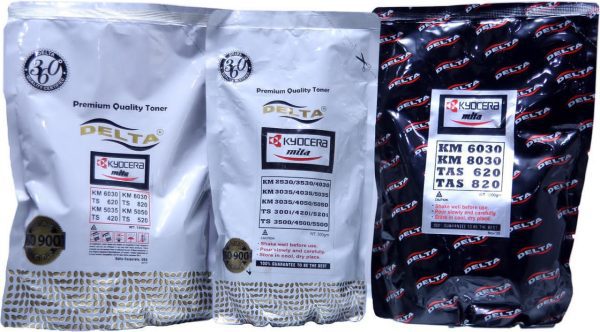 Kyocera Toner Bag KM 5035/5050/620/6030/8030 - 500gm packaging for Karachi printers, on sale for 2800 PKR